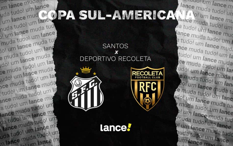 Santos x Deportivo Recoleta: onde assistir e prováveis escalações do jogo pela Sul-Americana
