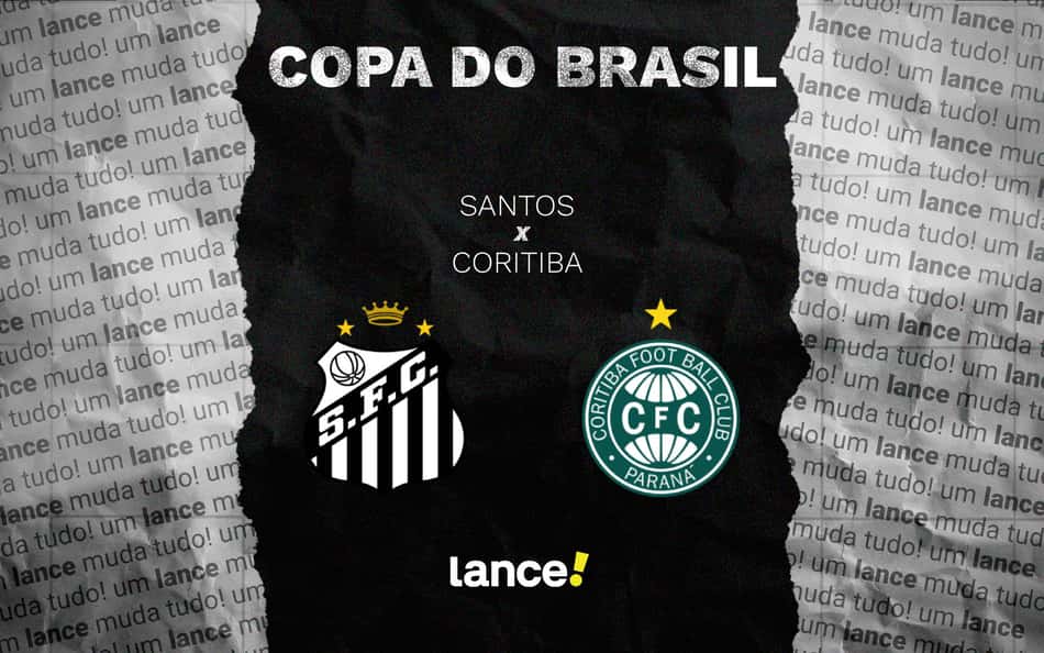 Santos x Coritiba: onde assistir e prováveis escalações do jogo pela Copa do Brasil