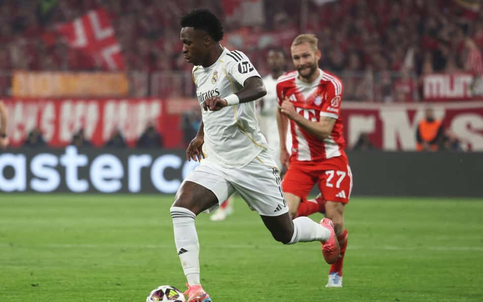 Vini Jr ultrapassa Messi em recorde na Champions League