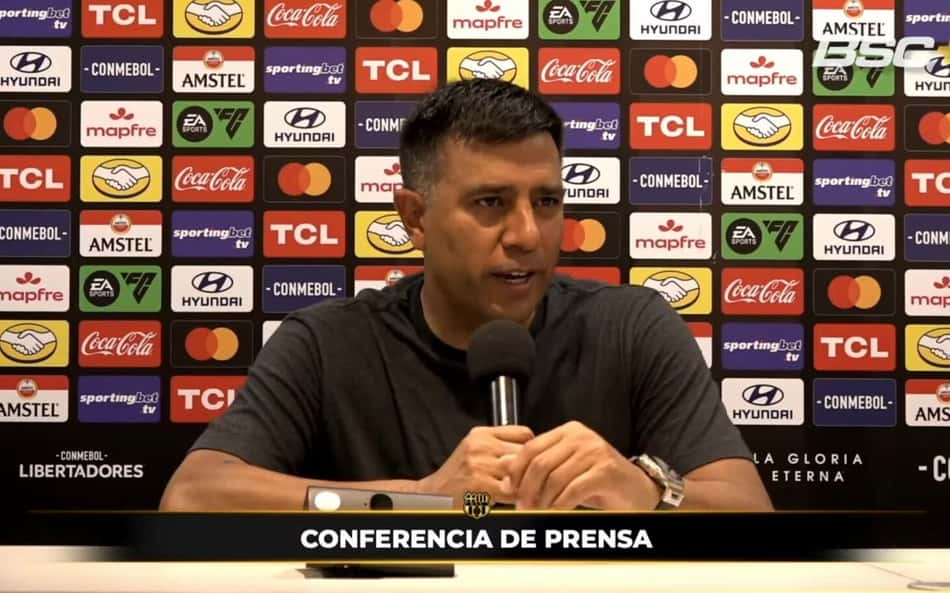 César Farías (Foto: Reprodução TV Barcelona SC)