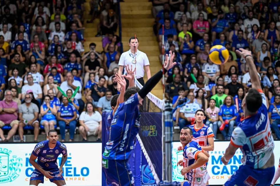 Campinas x Monte Carmelo pelas quartas de final da Superliga Masculina 25/26 (Foto: Pedro Teixeira/Vôlei Renata)