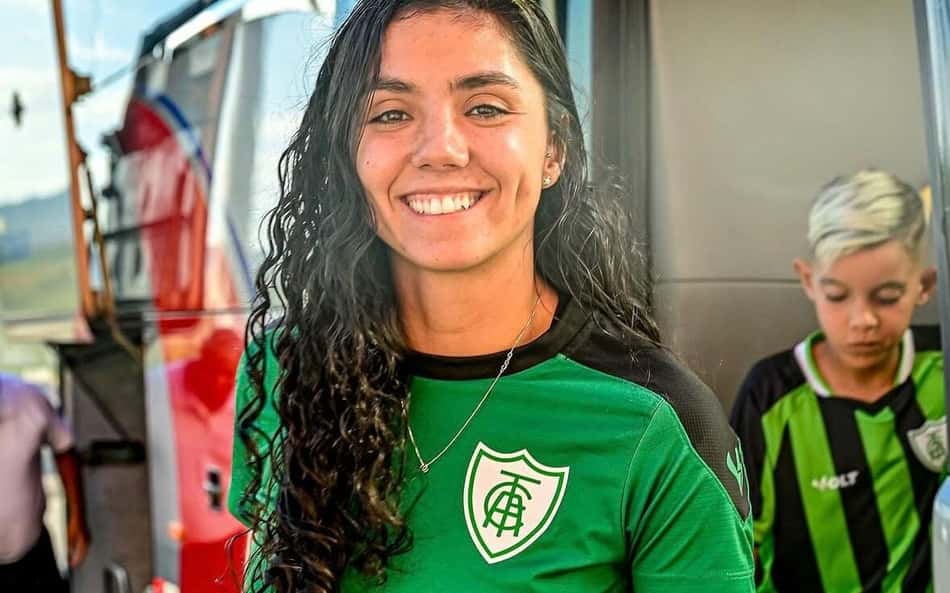 Sandy Monteiro, goleira do América-MG. (Foto: Mourão Panda/Spartanas)