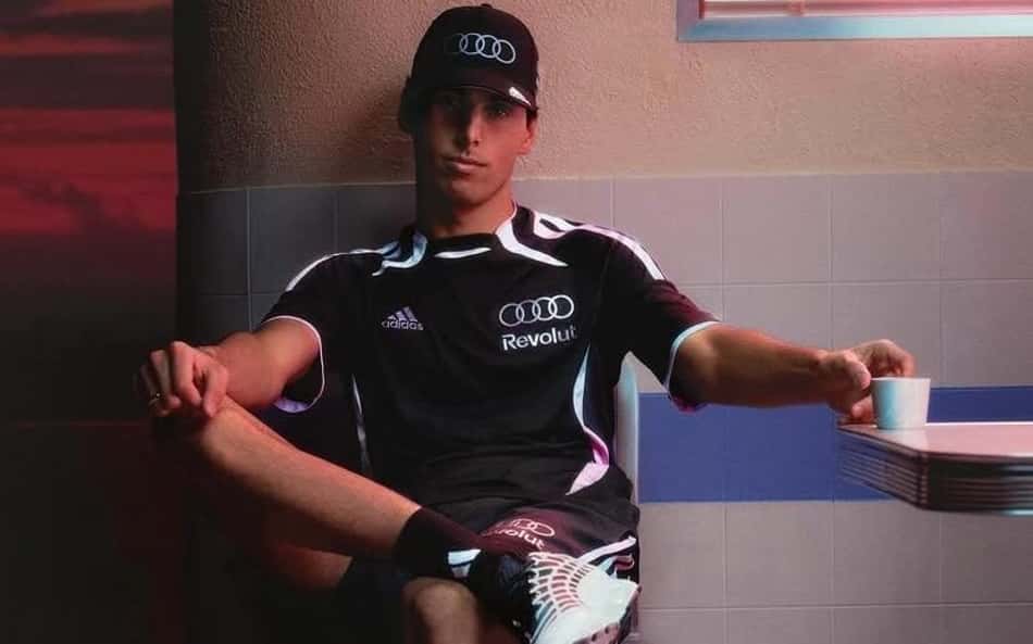 Gabriel Bortoleto em campanha da Audi com a Adidas (Foto: Reprodução/Adidas Motorsport)