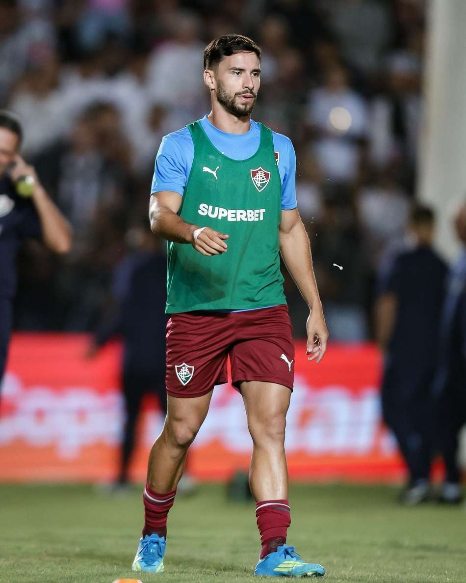 Martinelli no aquecimento antes de Operário x Fluminense (Foto: Marcelo Gonçalves/ Fluminense FC)