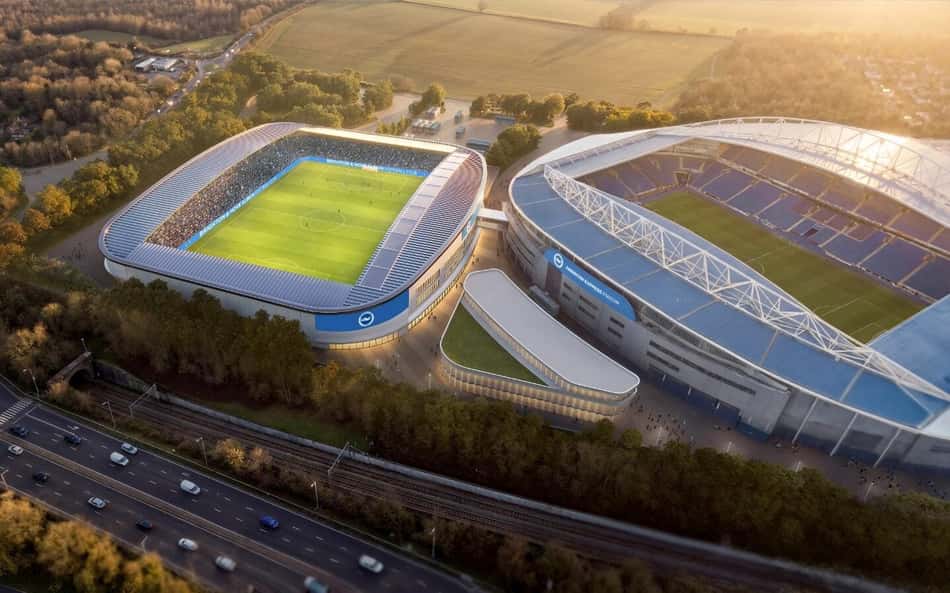 Brighton fará um estádio apenas para o futebol feminino (Foto: Divulgação/Brighton)