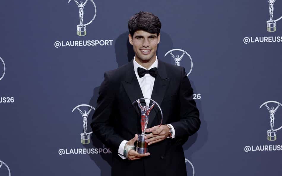 Alcaraz e Sabalenka são eleitos melhores do mundo no Prêmio Laureus