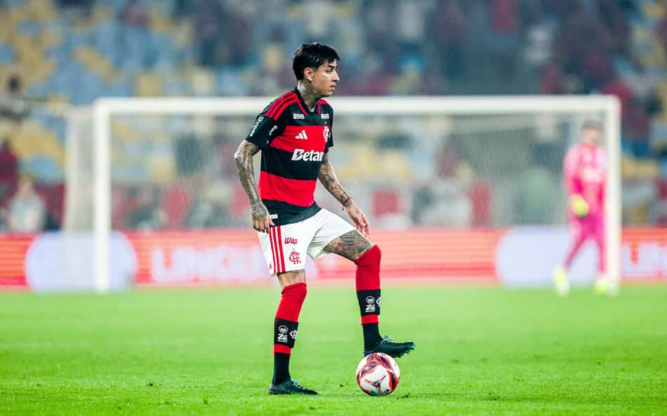 Pulgar durante Flamengo x Vasco (Foto: Adriano Fontes/Flamengo)