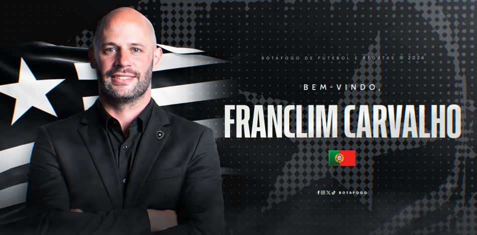 Franclim Carvalho assinou com o Botafogo até o fim de 2027 (Foto: Divulgação/Botafogo)