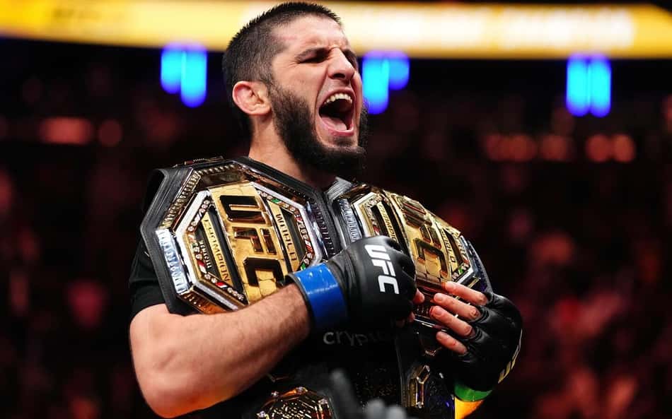 Islam Makhachev ganhou títulos do UFC em duas divisões (Foto: Reprodução Instagram islam_makhachev)