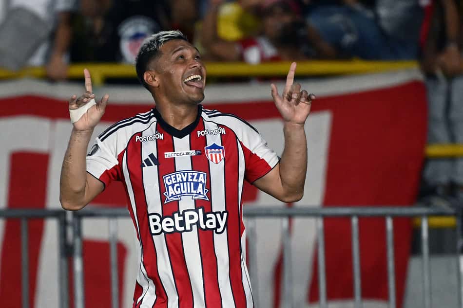 Palmeiras e Junior Barranquilla empataram no primeiro jogo (Foto:  Luis ACOSTA / AFP)