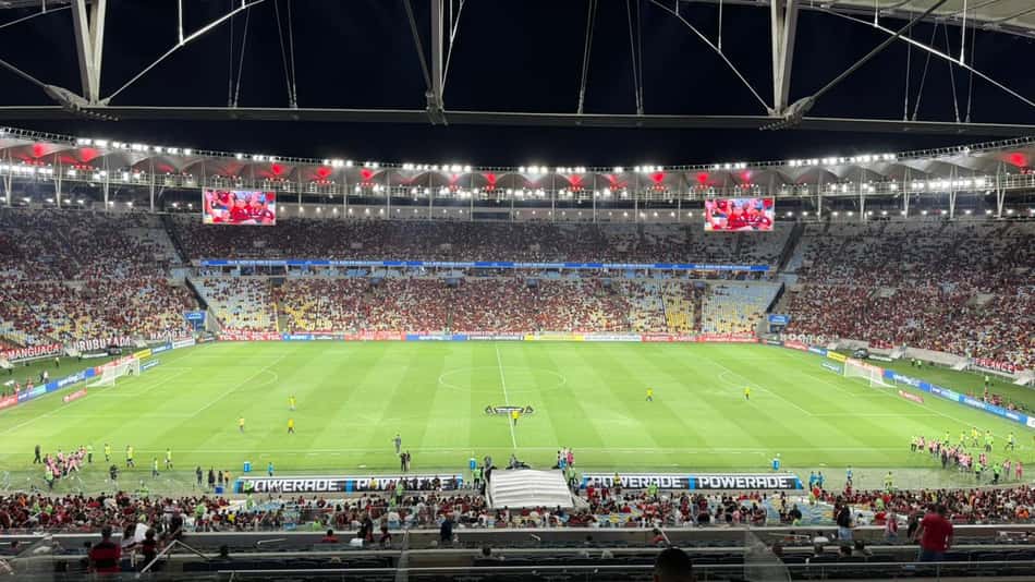 Flamengo x Independiente Medellín no Maracanã