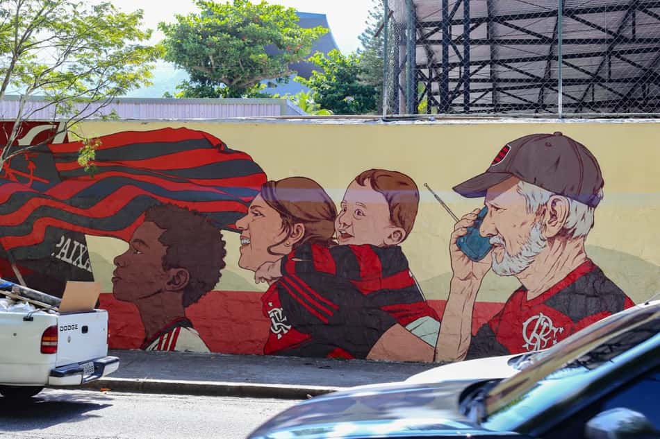 Muro da Gávea (Foto: Divulgação/Flamengo)