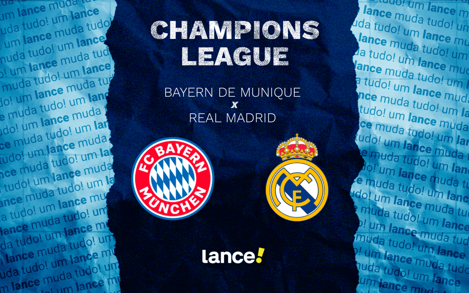 Bayern de Munique x Real Madrid (Foto: Arte/Lance!)