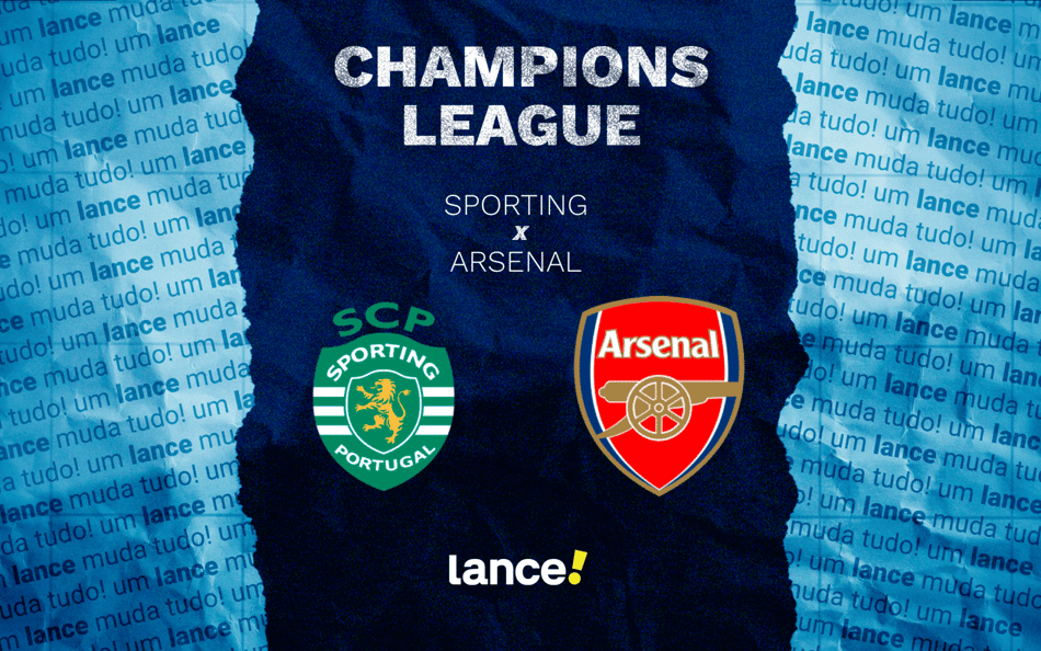 Sporting x Arsenal (Foto: Arte/Lance!)