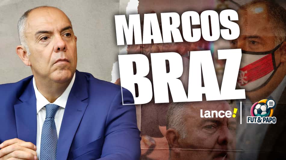 Marcos Braz será a grande atração do Fut&Papo nesta segunda-feira (Foto: Arte Lance!)