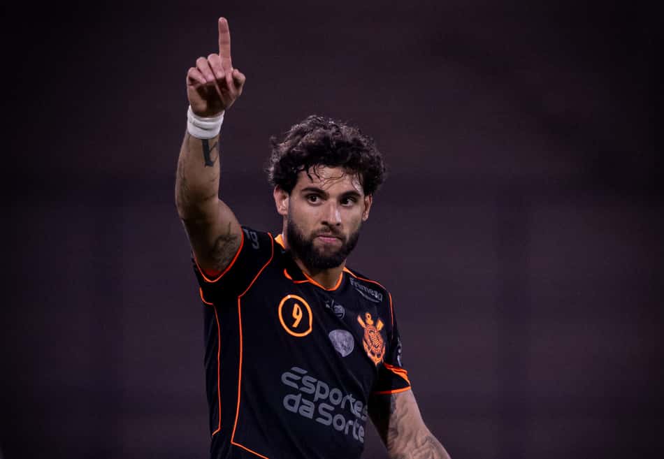Último gol de Yuri Alberto foi marcado diante da Platense, pela Libertadores (Foto: Rodrigo Coca/Agência Corinthians)