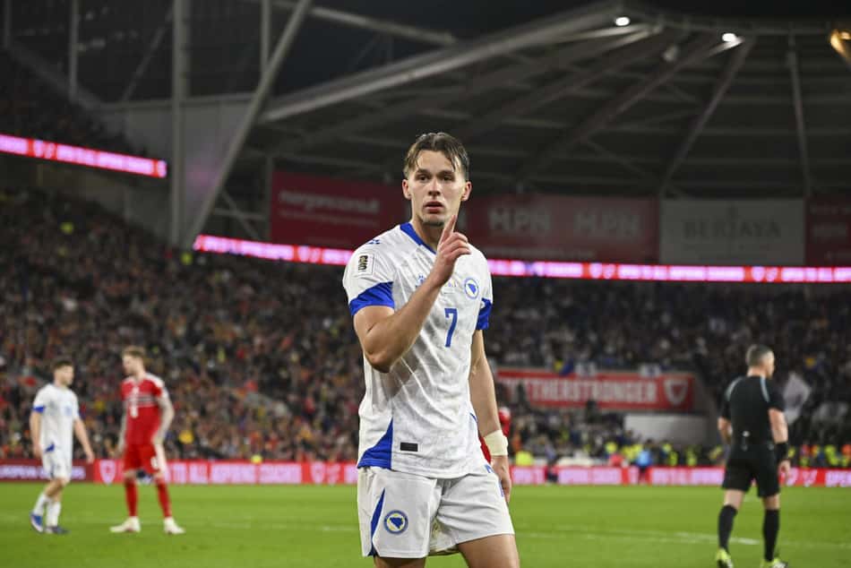 País de Gales x Bósnia e Herzegovina - Amar Dedic (Foto: DiaEsportivo/Folhapress)