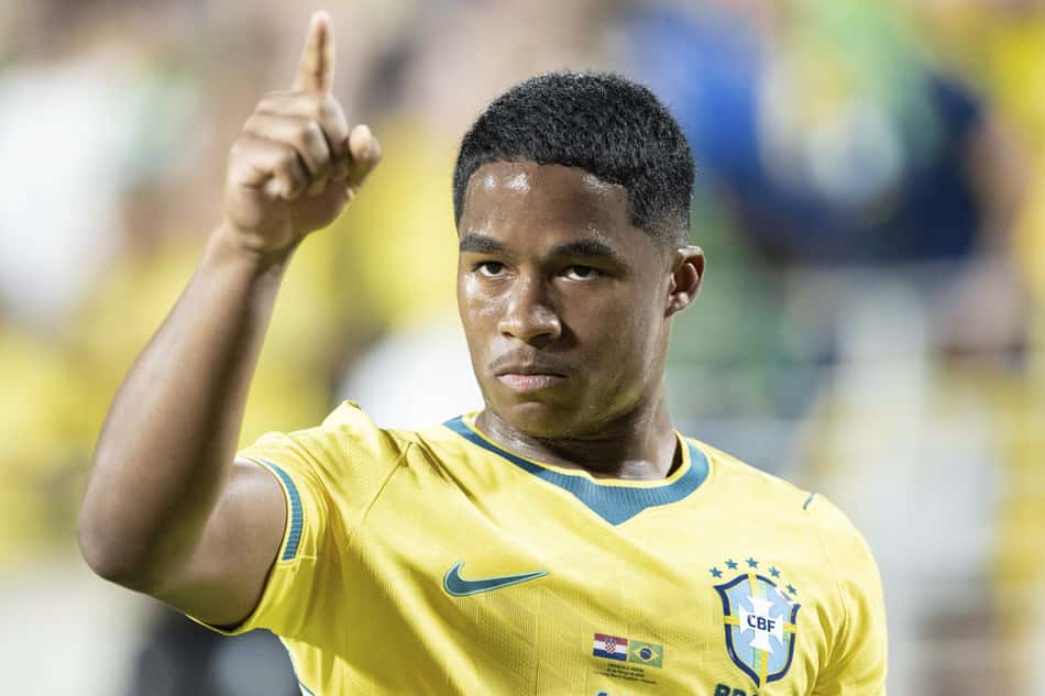 Endrick está na convocação da Seleção Brasileira (Foto: Richard Callis /Fotoarena/Folhapress)