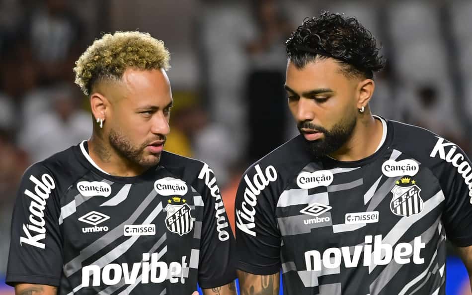 Gabigol e Neymar viram assunto em Santos x San Lorenzo: 'Está claro'