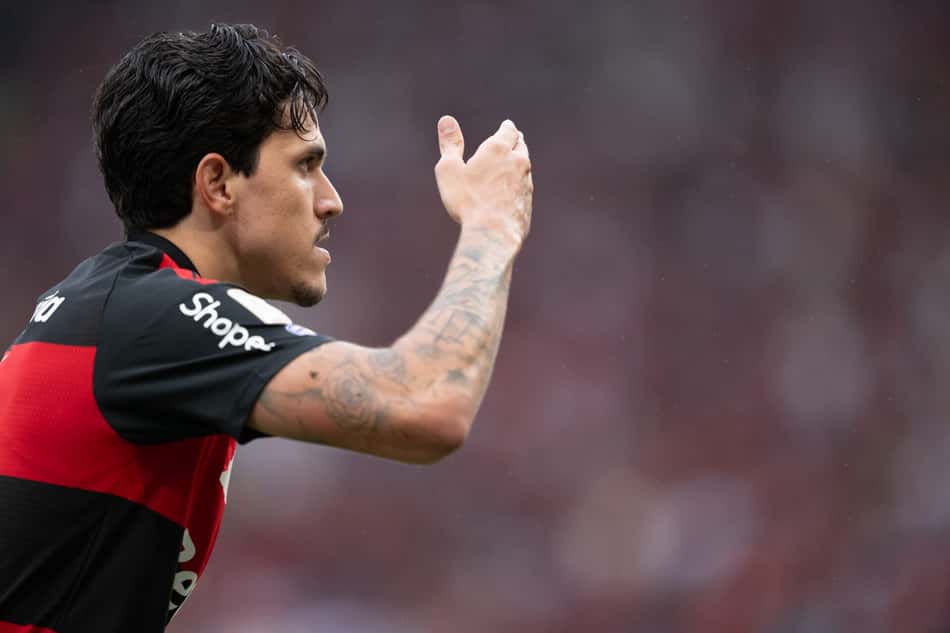 Pedro, do Flamengo, está na convocação da Seleção Brasileira iro A 2026. (Foto: Jorge Rodrigues/AGIF/Folhapress)