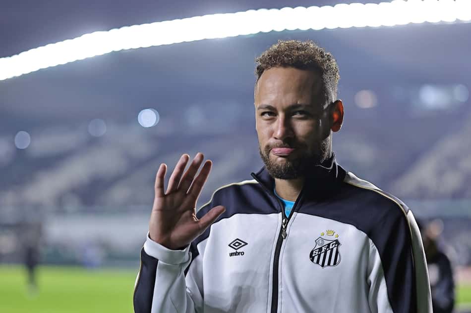 Neymar antes do duelo entre Coritiba x Santos (Foto: Heuler Andrey/DiaEsportivo/Folhapress)