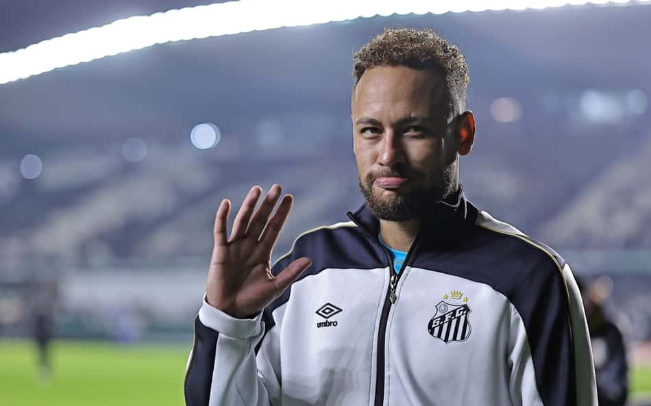Neymar antes do duelo entre Coritiba x Santos (Foto: Heuler Andrey/DiaEsportivo/Folhapress)