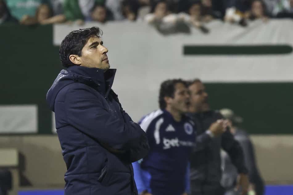 Abel Ferreira em Palmeiras x Cruzeiro (Foto: Leco Viana/Thenews2/Folhapress)