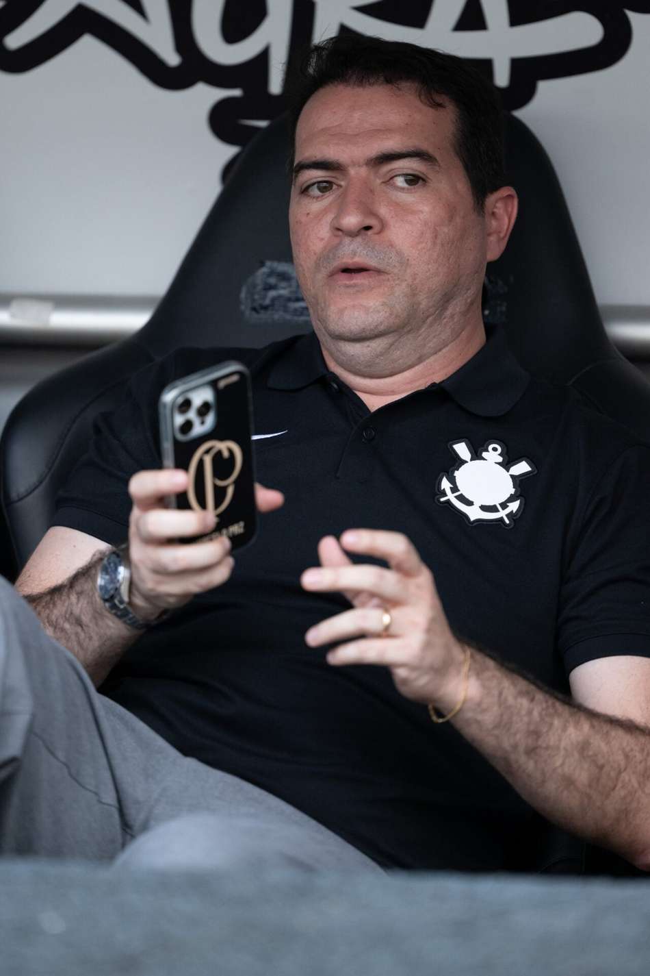 Marcelo Paz, executivo de futebol do Corinthians (Foto: Jorge Rodrigues/AGIF/Folhapress)