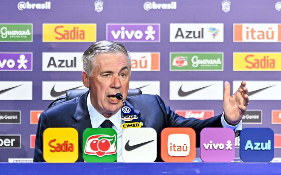 Carlo Ancelotti, técnico da Seleção Brasileira (Foto: Nayra Halm /Fotoarena/Folhapress)