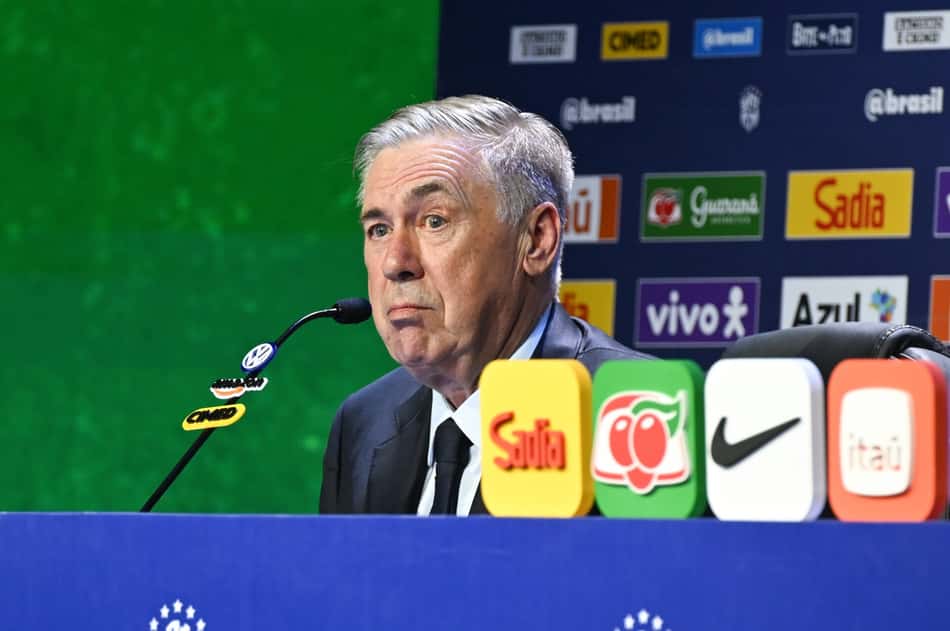 Carlo Ancelotti divulgou a lista final dos 26 convocados à Seleção Brasileira na Copa do Mundo. (Foto: Alexandre Brum/Agencia Enquadrar/Folhapress)