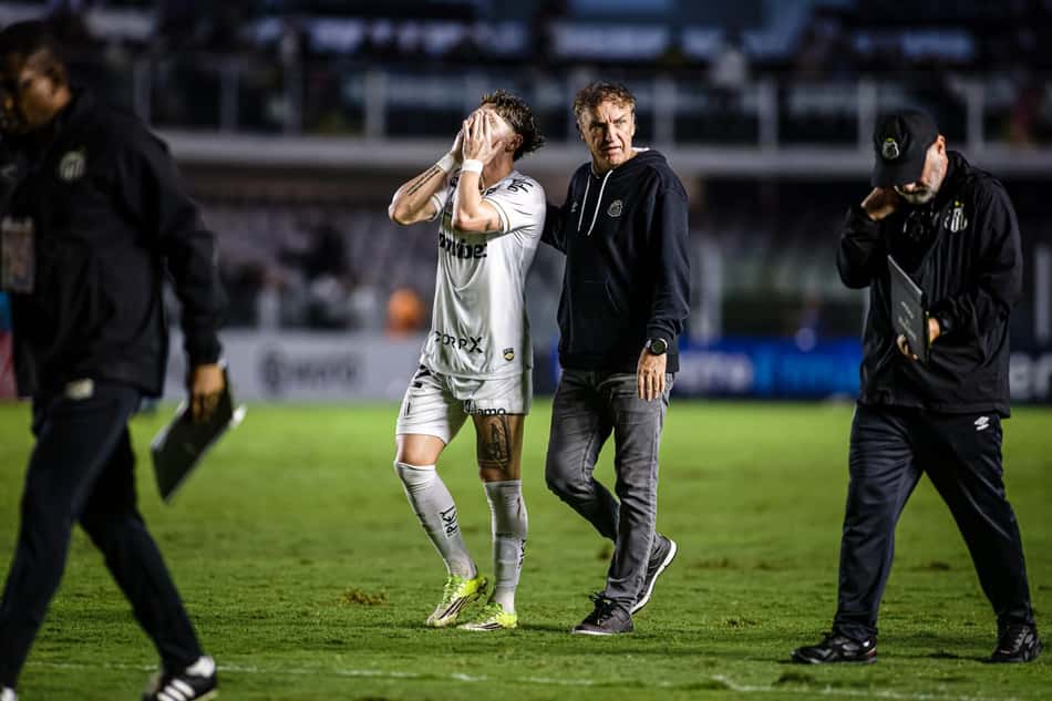 Cuca lamenta empate do Santos na Sul-Americana (Foto:Phd Press/Thenews2/Folhapress)