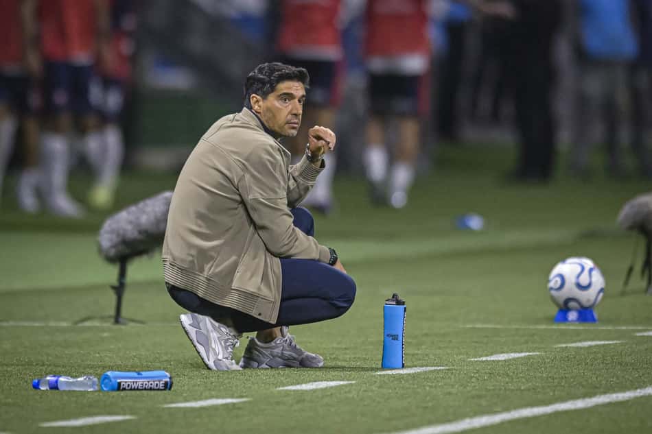 Abel Ferreira em Palmeiras x Cerro Porteño (Foto: Anderson Lira/Código 19/Folhapress)