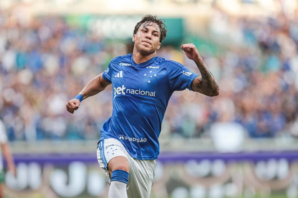 Kaio Jorge abriu o placar diante da Chapecoense, no Mineirão, pelo Campeonato Brasileiro