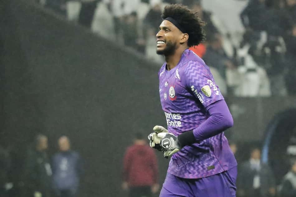 Hugo Souza em Corinthians x Platense (Foto: Gabriel Silva/RasPress/Folhapress)