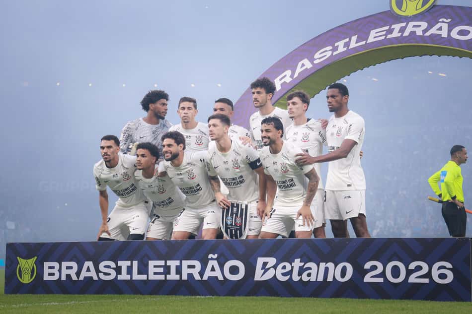 Time do Corinthians no Brasileirão (Foto: Maxi Franzoi/AGIF/Folhapress