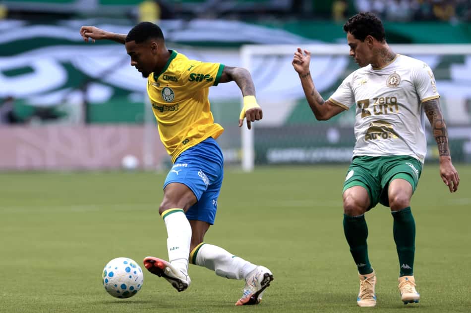 Allan foi expulso em Palmeiras x Chapecoense (Foto: Marcello Zambrana/AGIF/Folhapress)
