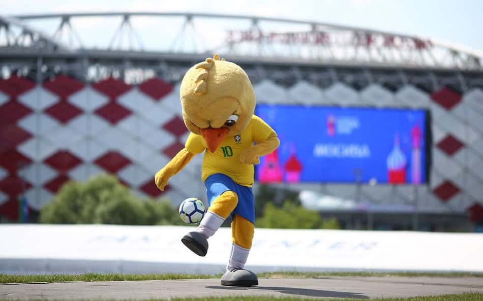 Canarinho Pistola estreou com a Seleção na Copa do Mundo de 2018, na Rússia. (Foto: Lucas Figueiredo/CBF)