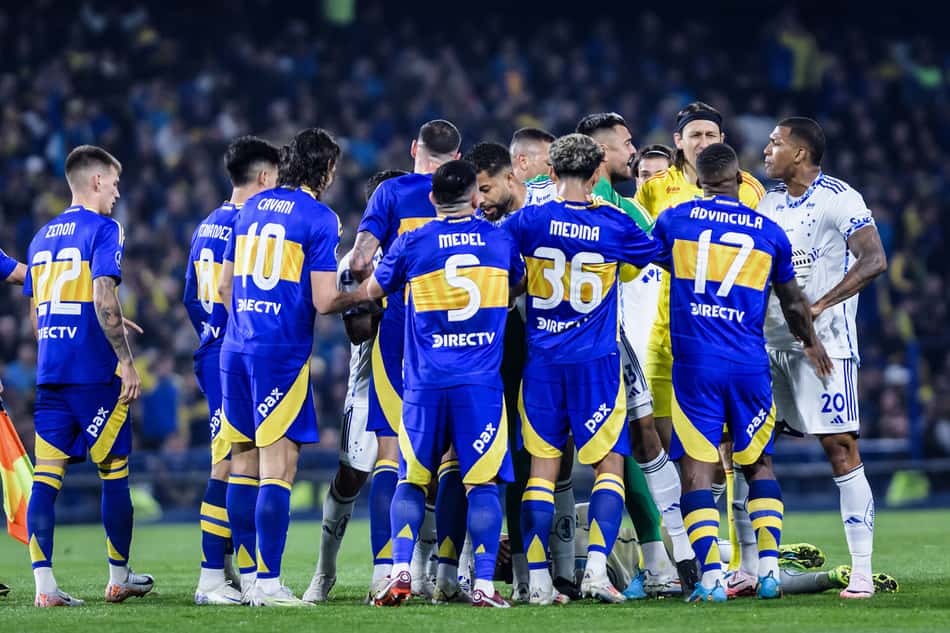 Bocas Juniors x Cruzeiro, em La Bombonera, em Buenos Aires. (Foto: Gustavo Aleixo/Cruzeiro)