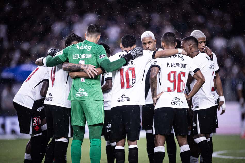 Jogadores do Vasco antes da partida contra o Remo (Foto: Matheus Lima/Vasco) Vasco Internacional escalação