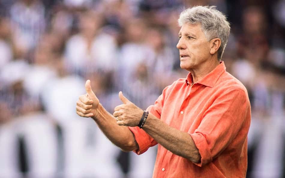 Renato Gaúcho na partida entre Vasco e Corinthians (Foto: Dikrah Sahagian/Vasco)