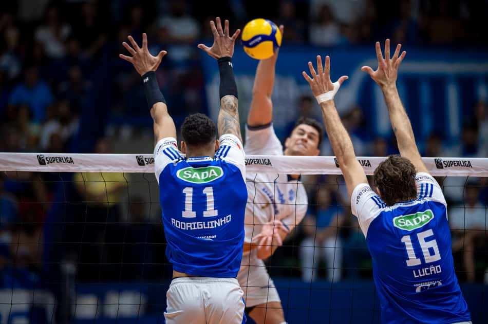 Sada Cruzeiro x Minas pelo jogo 3 da semifinal da Superliga Masculina 25/26 (Foto: Agência i7/Sada Cruzeiro)