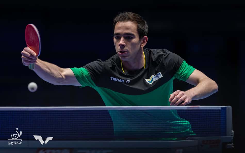 Em jogo dramático, Calderano leva Brasil às quartas do Mundial de Tênis de Mesa