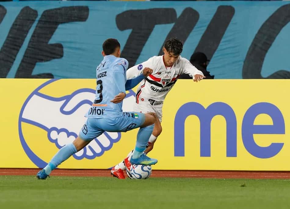 Mesmo com o empate, São Paulo continua líder do grupo (Foto: Rubens Chiri/Sâo Paulo FC)