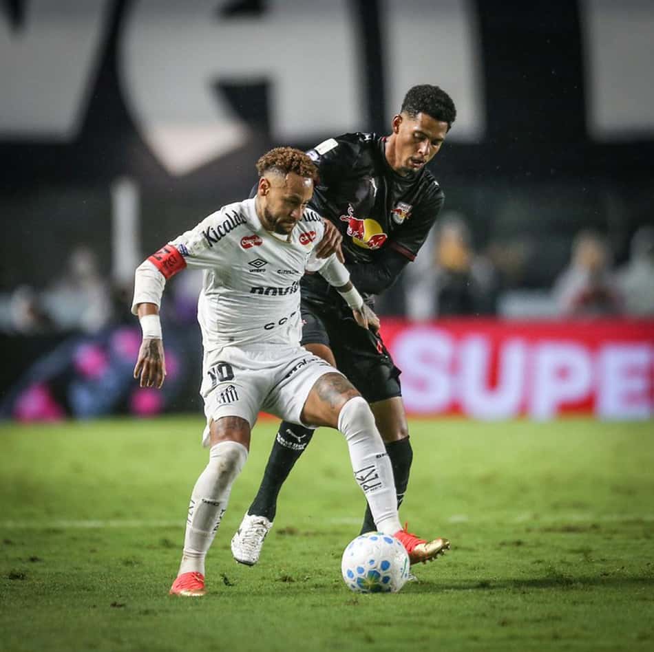 Neymar foi titular do Santos no duelo contra o Red Bull Bragantino. (Foto: Ari Ferreira/Red Bull Bragantino)