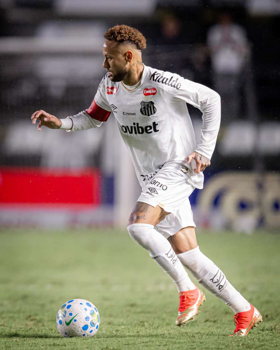 Neymar está na pré-lista de Carlo Ancelotti (Foto: Raul Baretta/ Santos FC)