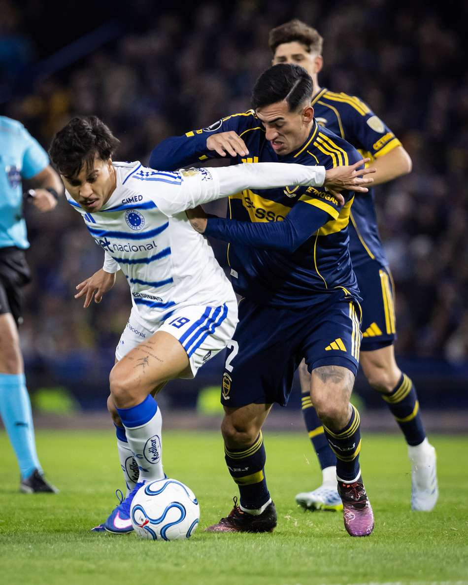 Boca Juniors x Cruzeiro, em La Bombonera, em Buenos Aires (Foto: Gustavo Aleixo/Cruzeiro)