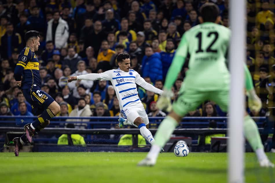 Boca Juniors x Cruzeiro, em La Bombonera, em Buenos Aires (Foto: Gustavo Aleixo/Cruzeiro)