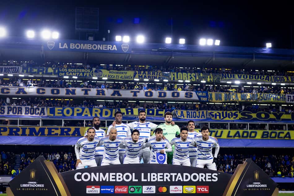 Boca Juniors x Cruzeiro, em La Bombonera, em Buenos Aires (Foto: Gustavo Aleixo/Cruzeiro)