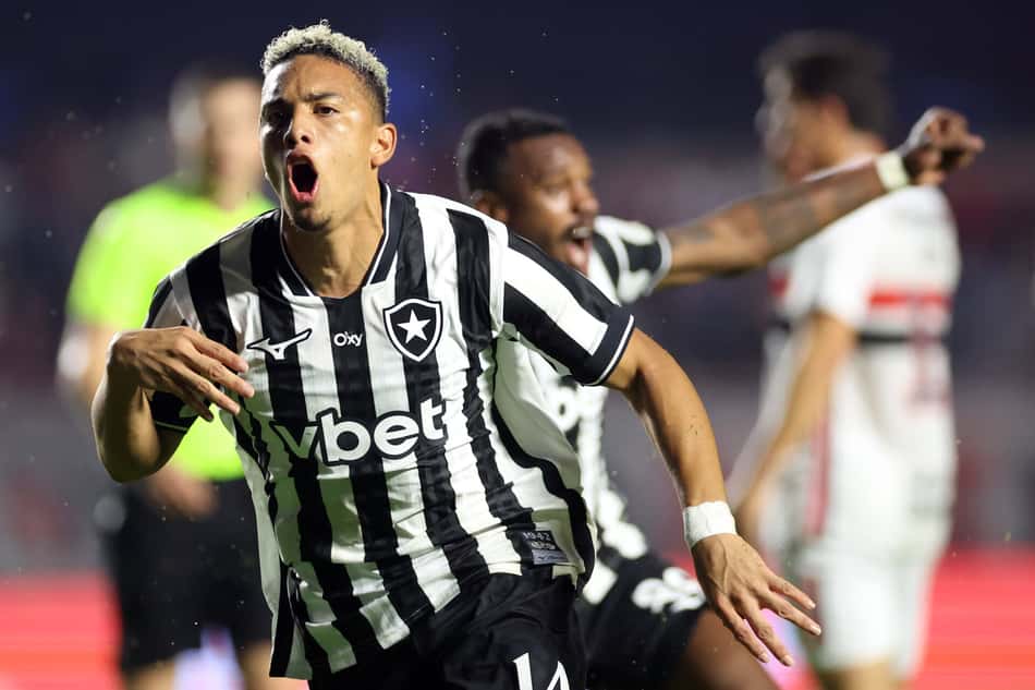 Jordan Barrera aproveitou oportunidade de Franclim Carvalho (Foto: Vítor Silva/Botafogo)