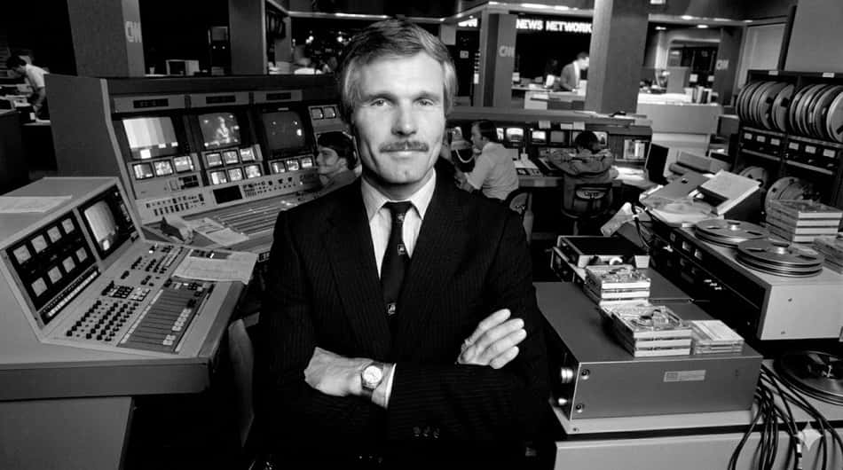 Ted Turner (Foto: Reprodução/CNN)